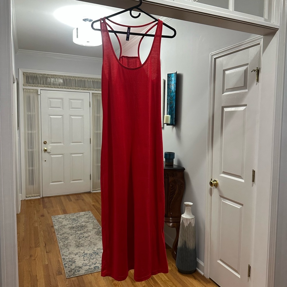 ❤️ Beautiful Red Sleeveless Maxi Dress! ❤️ Size XL! Best Offer Accepted!